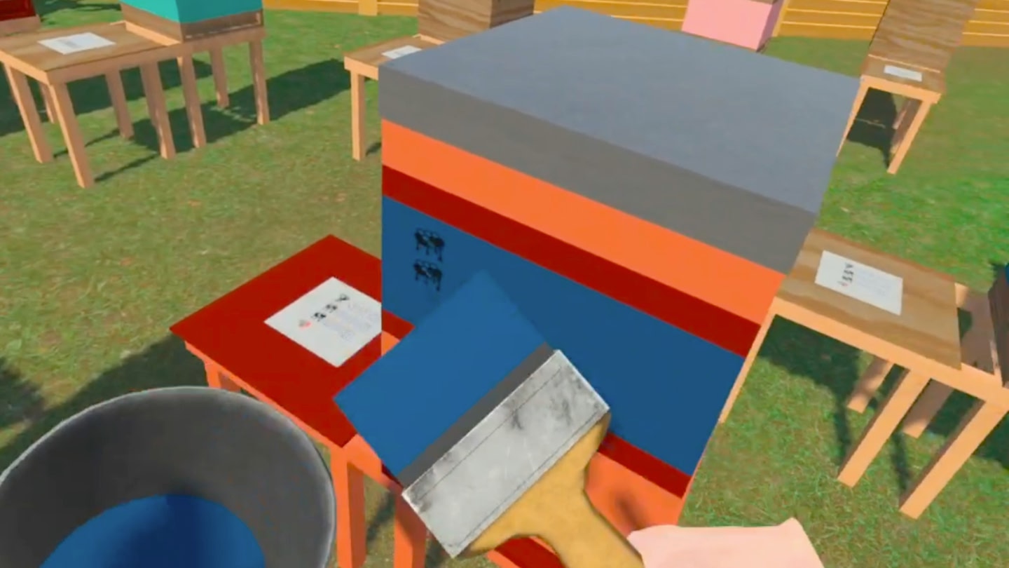 #4. BEEKEEPING SIMULATOR VR (Meta) 由: BENDIS Games
