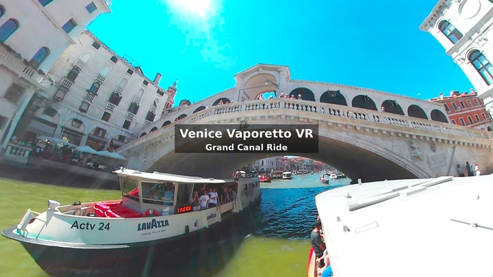 Venice Vaporetto VR: Grand Canal Ride