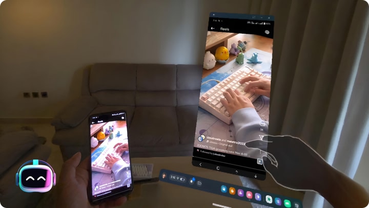 Spatial Phone : Mirror & Control