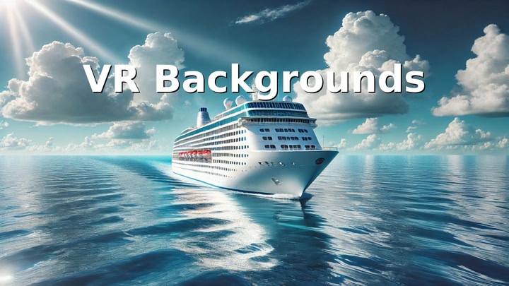Open Ocean Sailing - VR Backgrounds