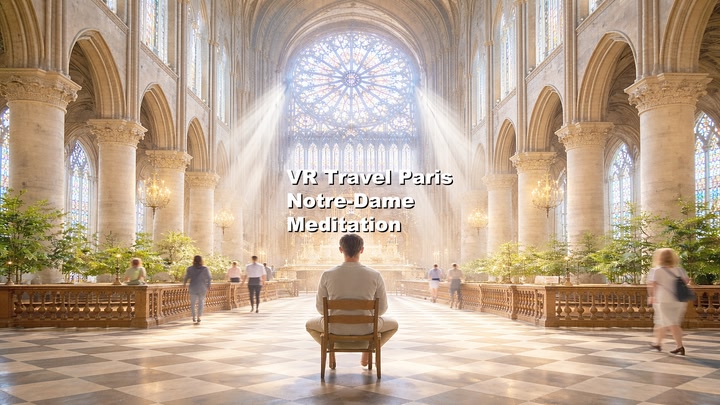 VR Travel Paris Notre-Dame Meditation