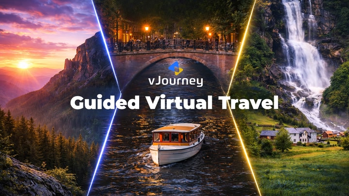 vJourney: Guided Virtual Travel