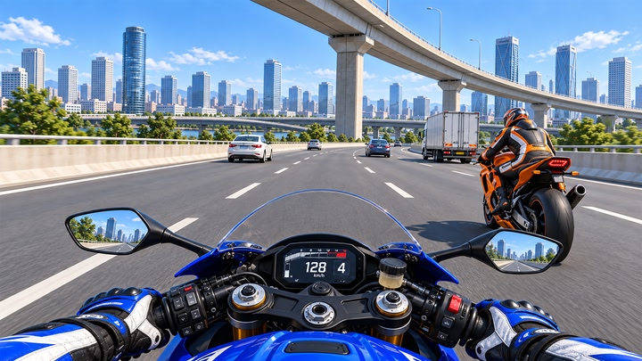 Moto Rider: Highway Racing Game VR