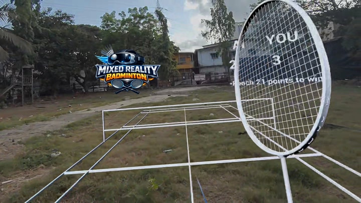Mixed Reality Badminton Star