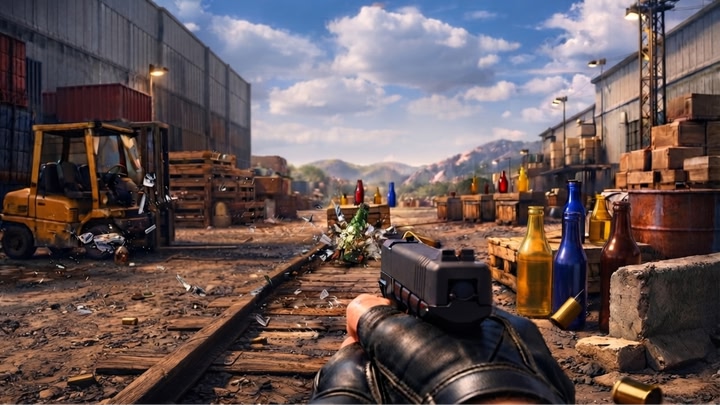 Bottle Shooting Simulator: Shooting Game