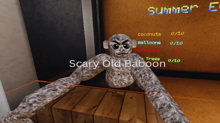 Scary Old Baboon