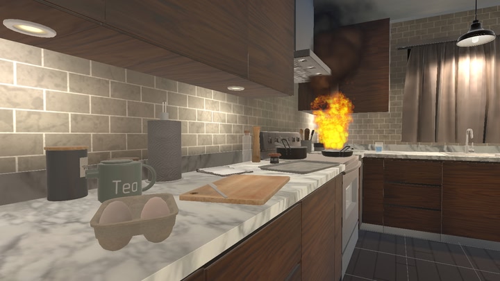 Kitchen Fire 360