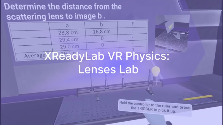 XReadyLab VR Physics: Lenses Lab