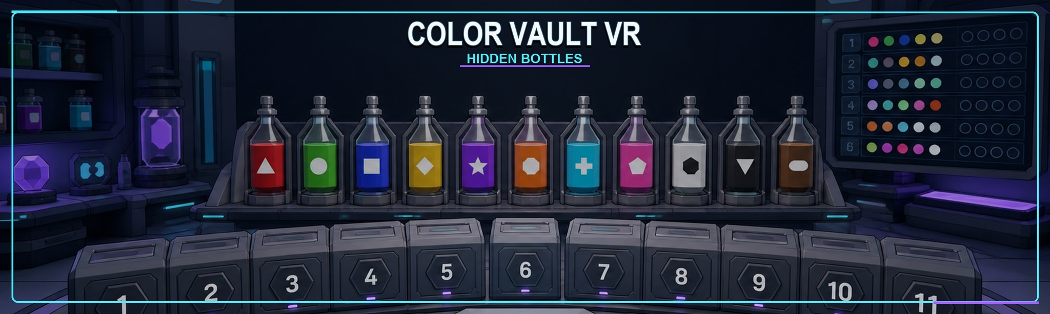Color Vault VR: Hidden Bottles