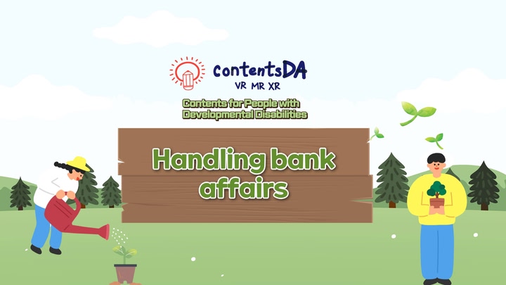 Handling bank affairs