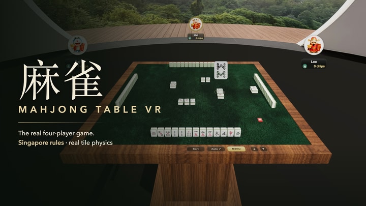 Mahjong Table VR