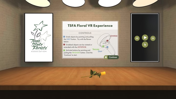 TSFA Floral VR Experience