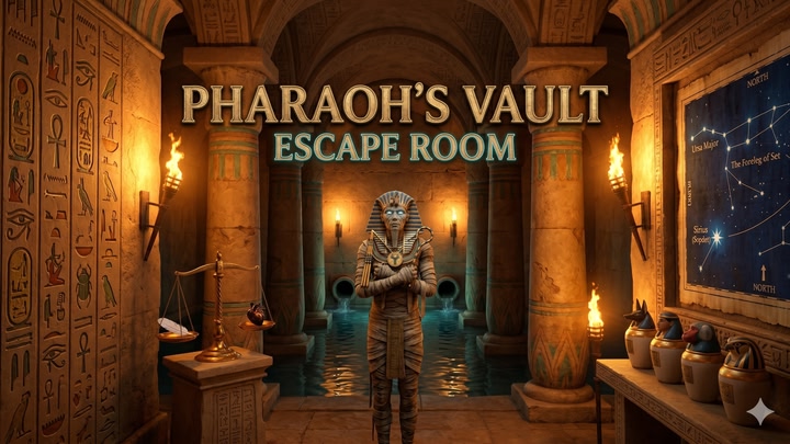 Pharaoh’s Vault Escape Room