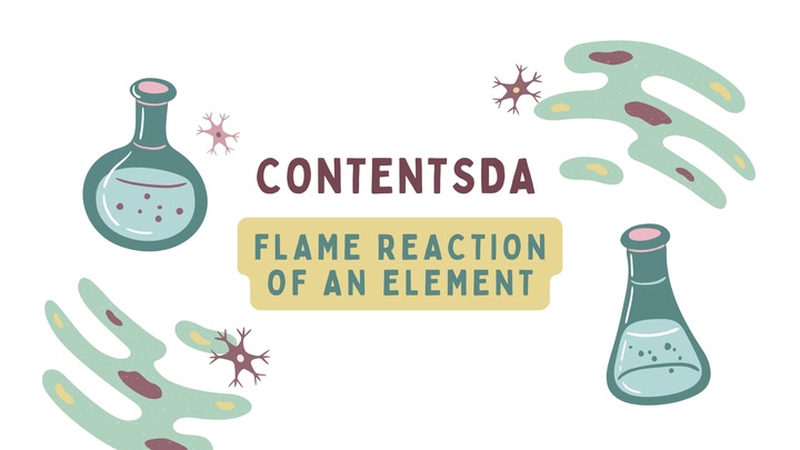 Flame Reaction of an Element(Firework) - ContentsDa Chemical Experiment