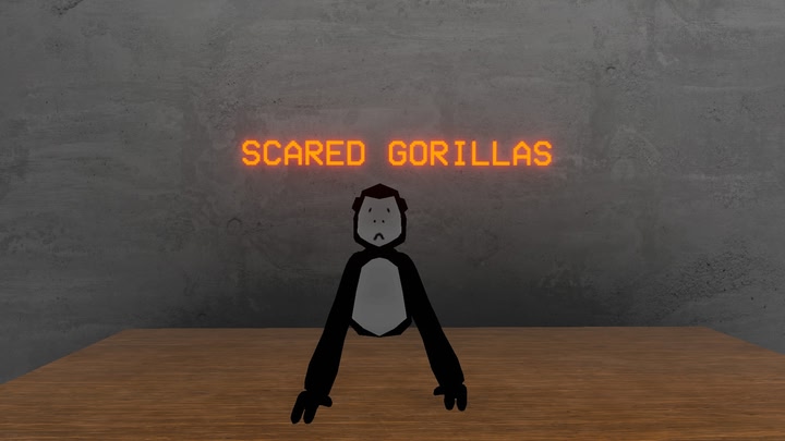 Scared Gorillas
