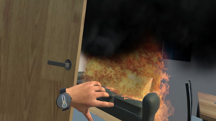 Fire at home