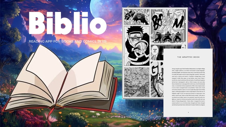 Biblio - Reading App for Books and Comics in VR